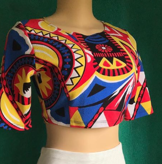 Bold Pattern Crop