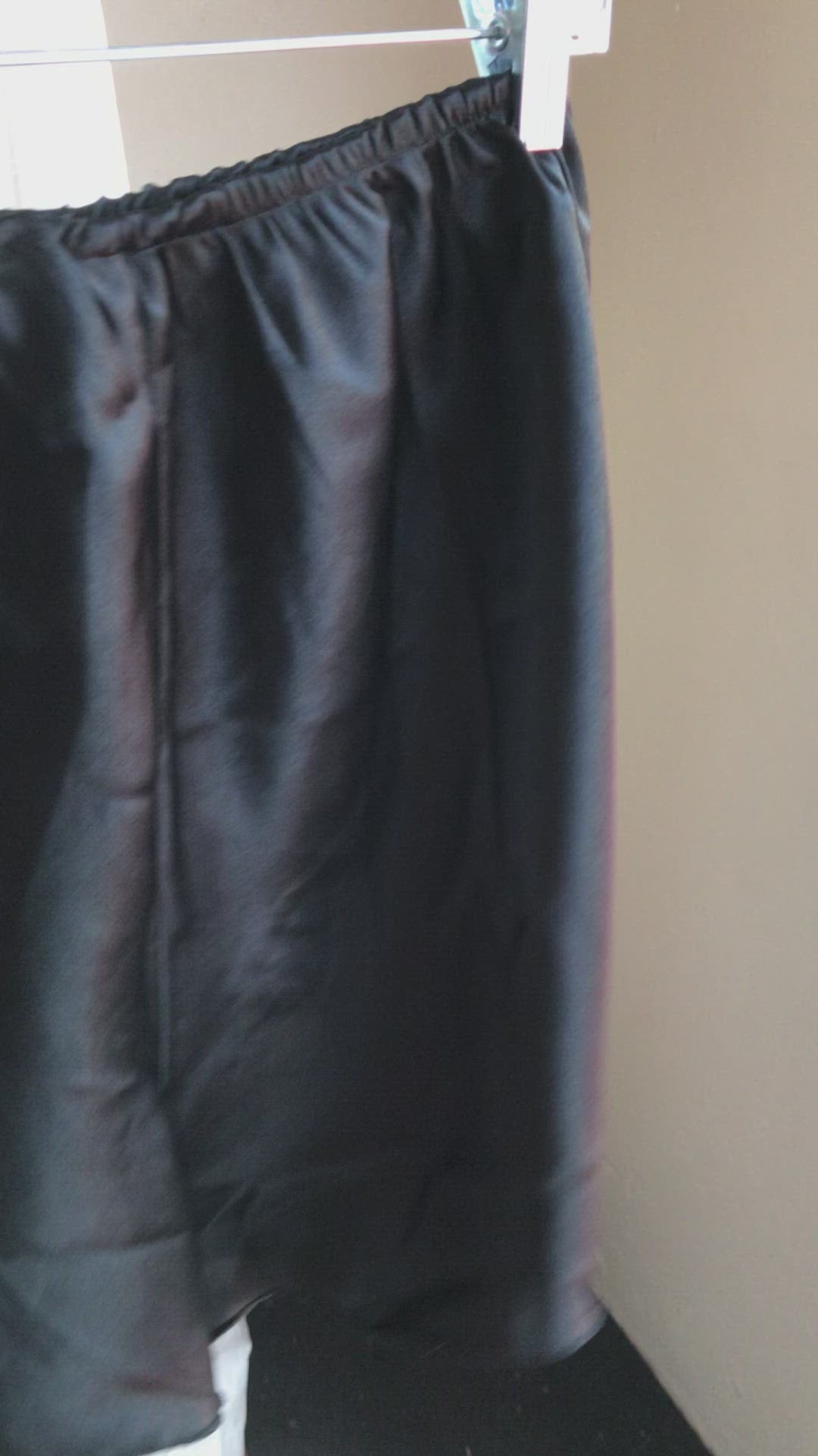 Silky Black Night Shorts