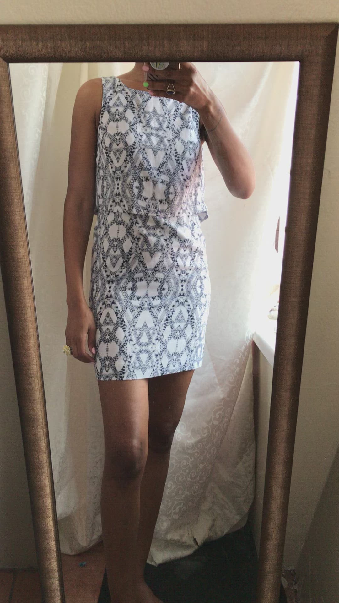 Banana Republic print mini Professional / Work Dress xs/slll