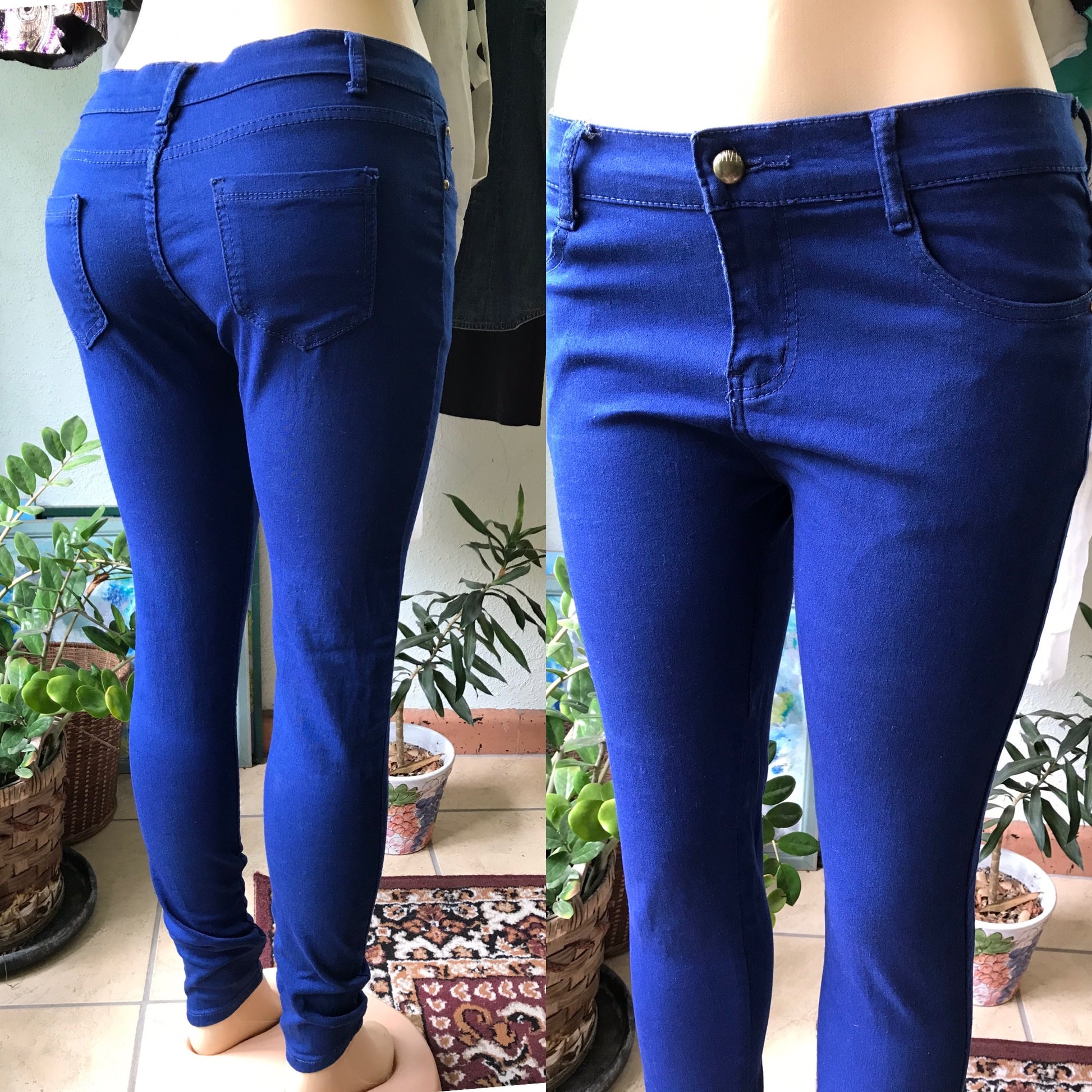 Cobalt Blue Jeggings