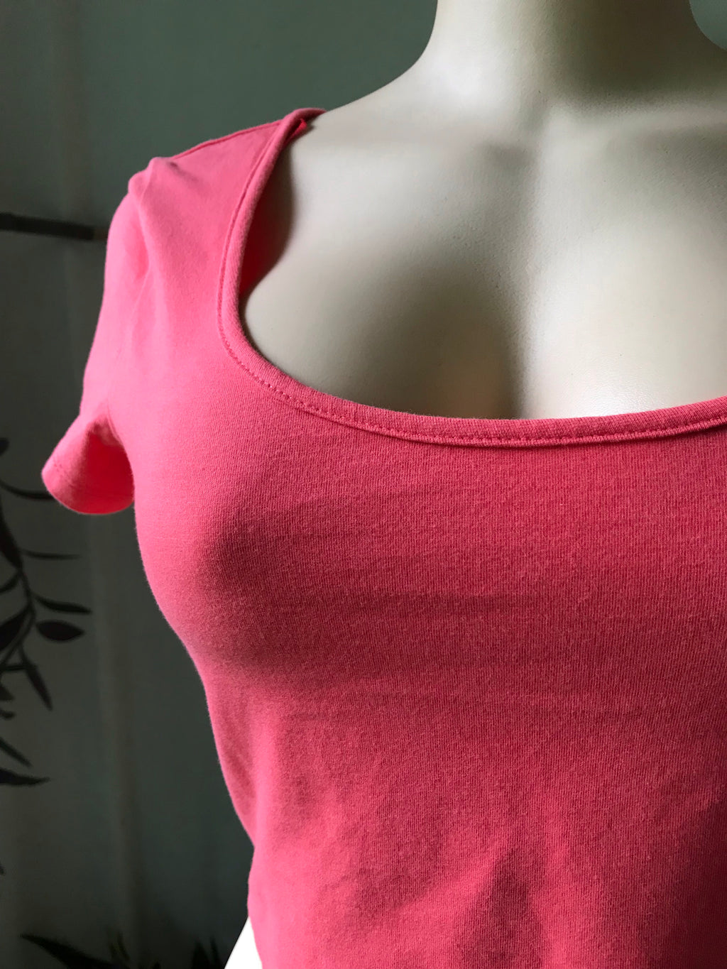 Basic Coral Crop Top