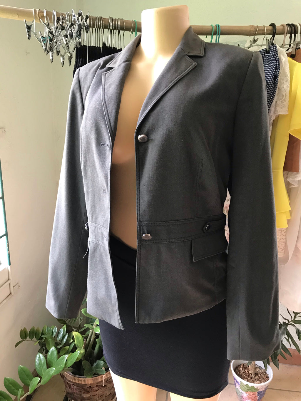 90s MNY Grey Blazer Jacket