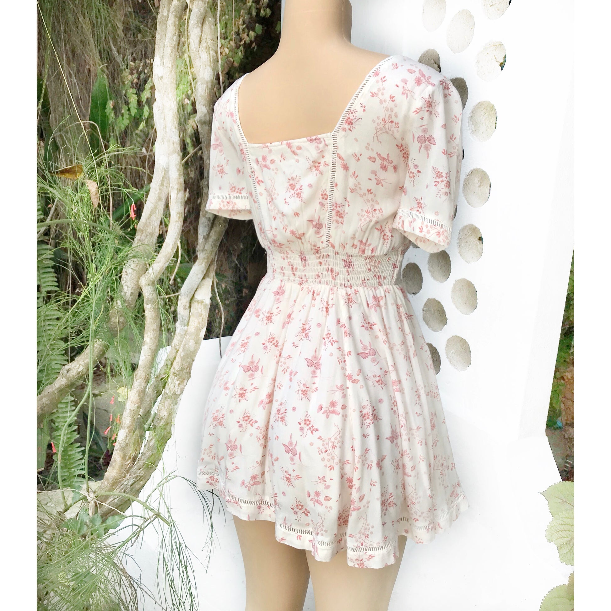Free People Floral Babydoll Dress