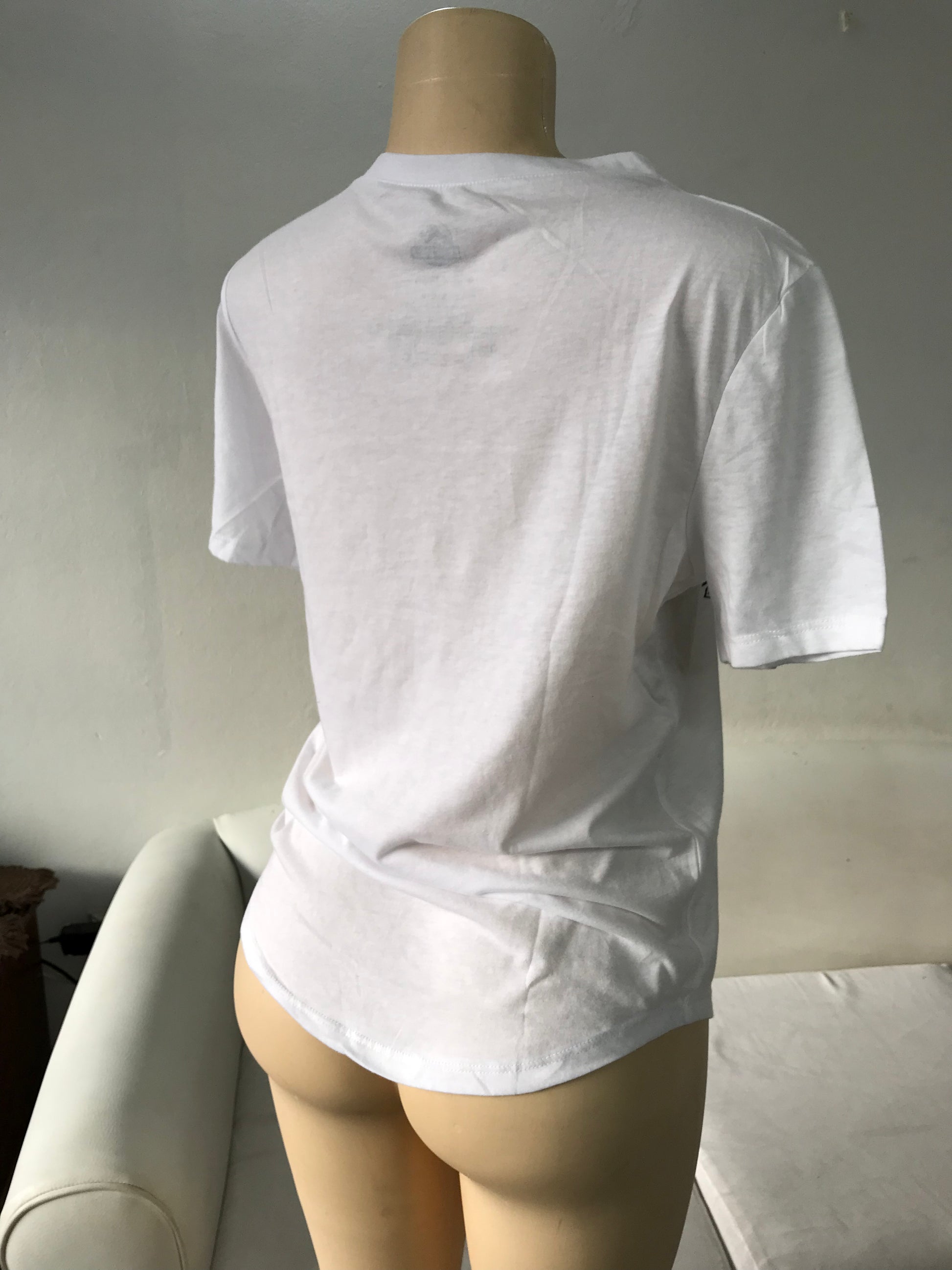 New Jurassic Park White Graphic Tee - L