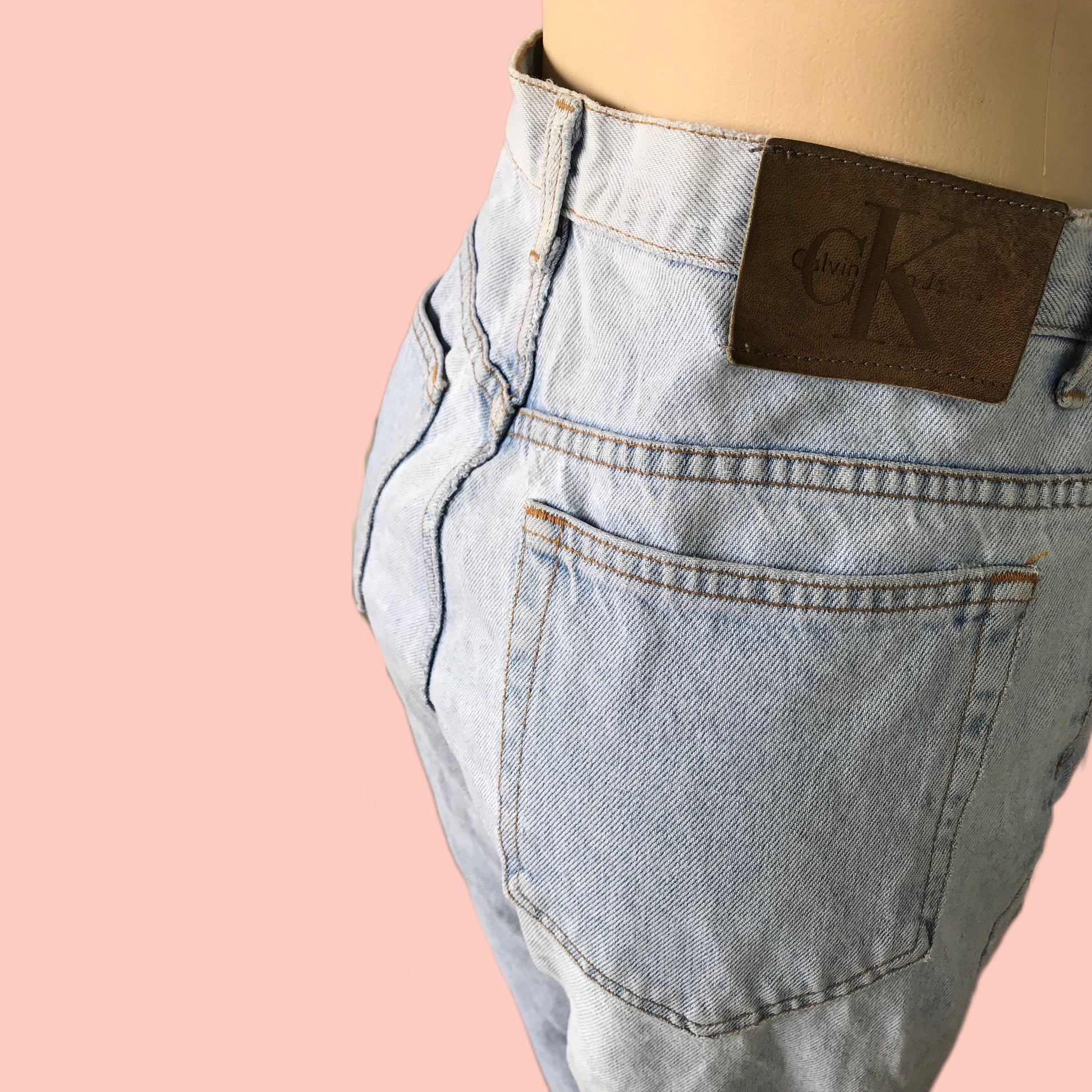 80s Vintage Calvin Klein Mon Jeans Back - L/W34