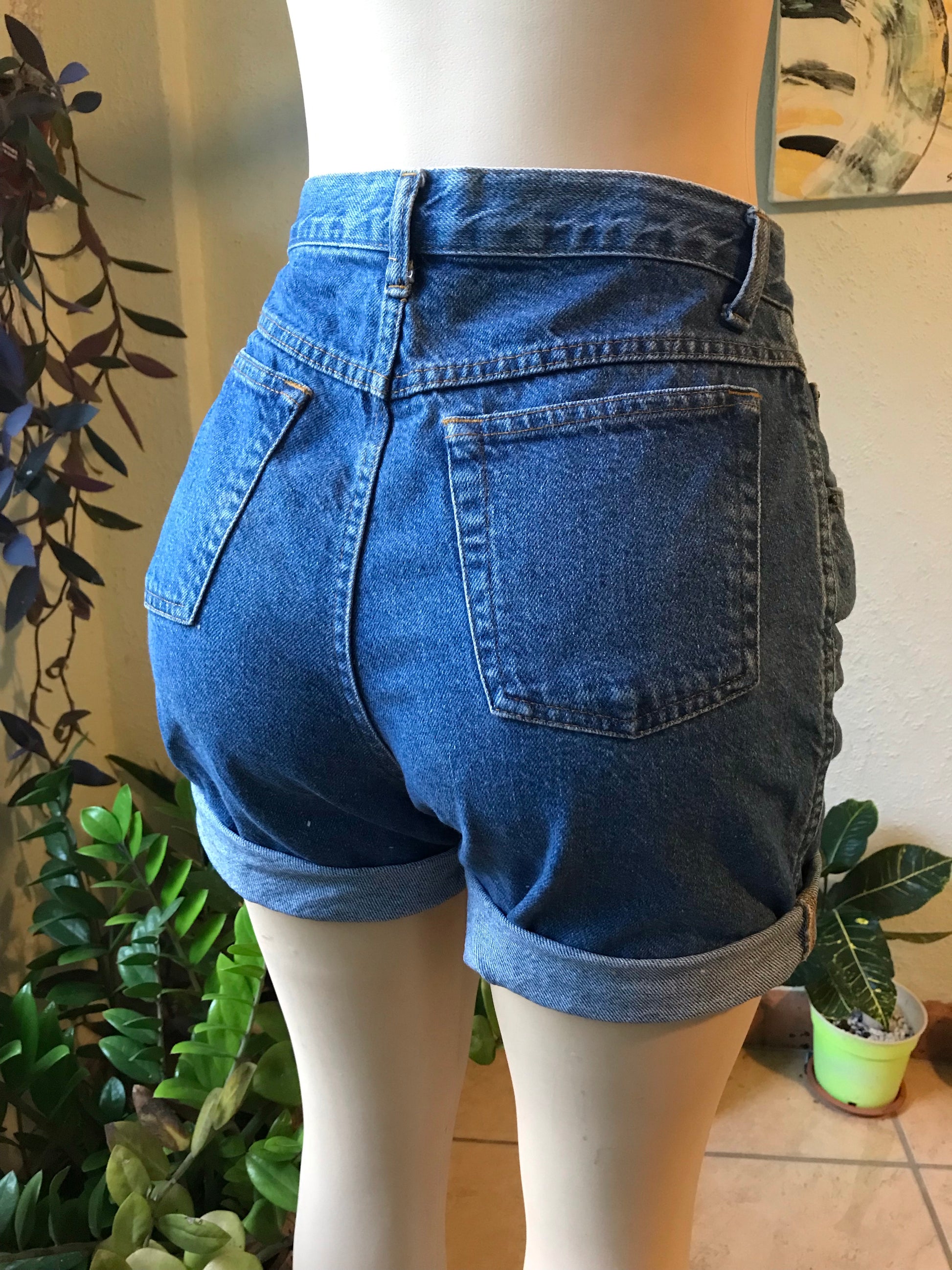 Vintage Blue Shorts 7/8