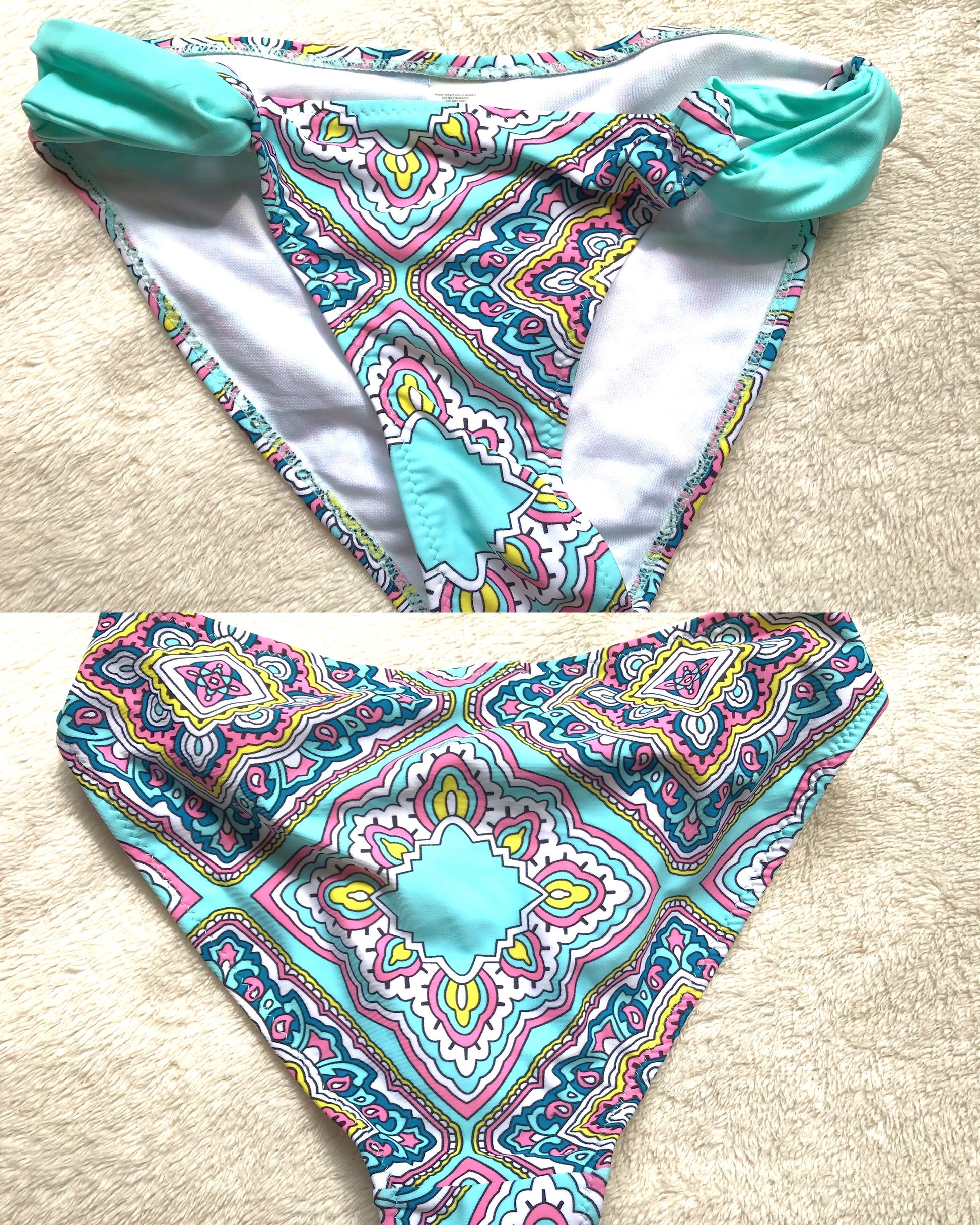 New Pastel Print Swim Suit Bottom