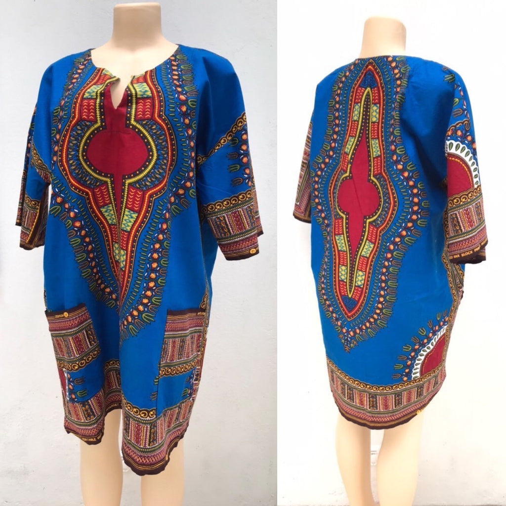 Blue Ankara Dress from Africa
