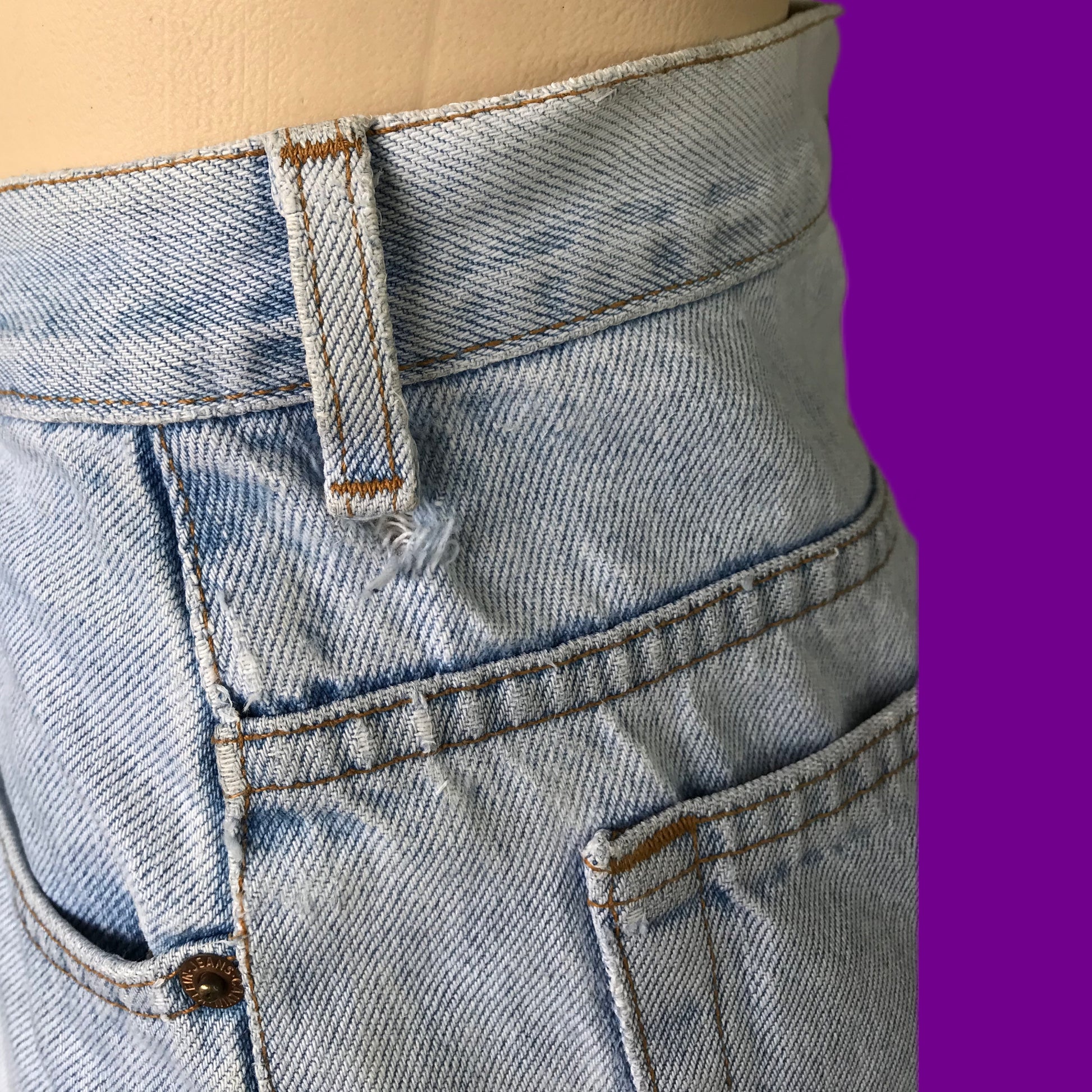 80s Vintage Calvin Klein Mon Jeans Back - L/W34