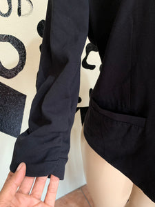 Forever21 Black Blazer w Cinched Sleeve - M