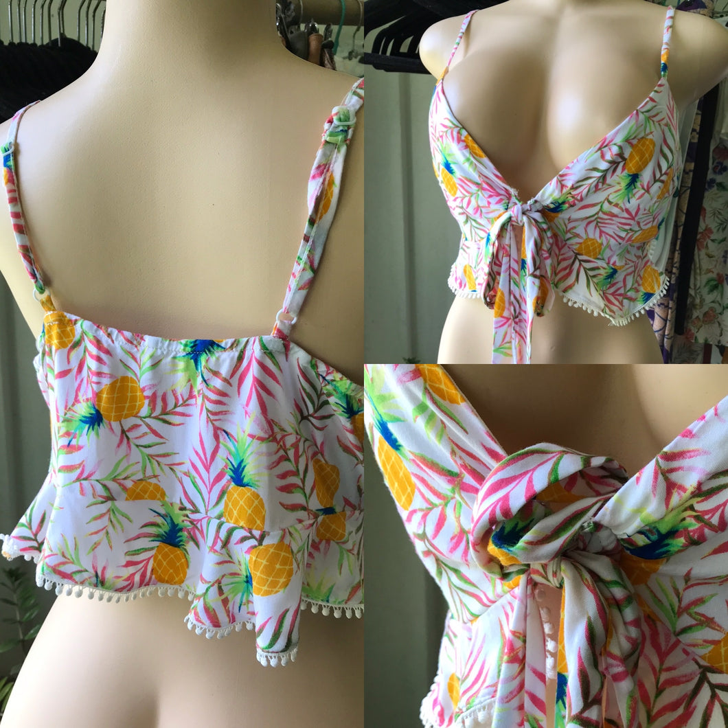 Charlotte Russe Pineapple Crop Top