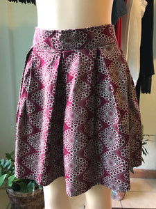 African Ankara Flare Skirt