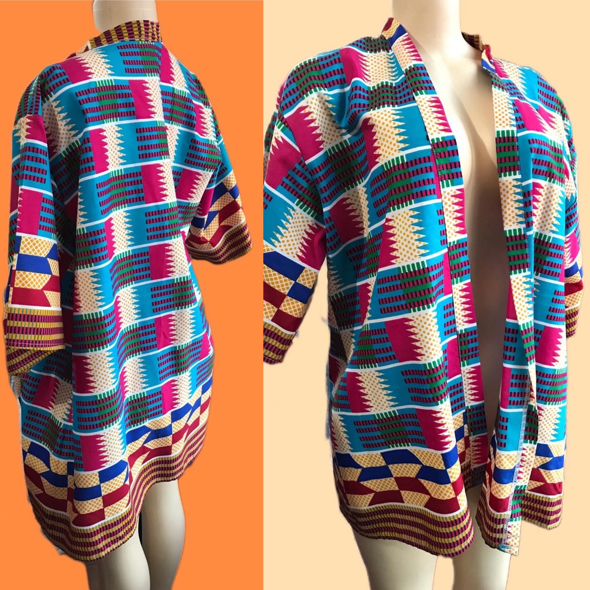 Vintage African Kimono One Size