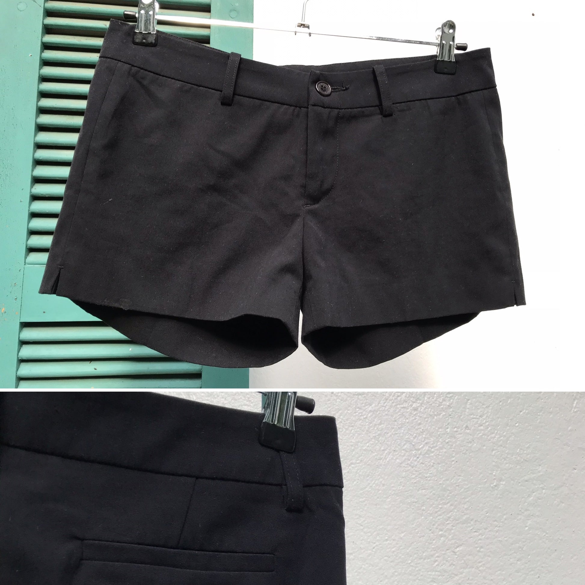 Black Fitted Shorts S