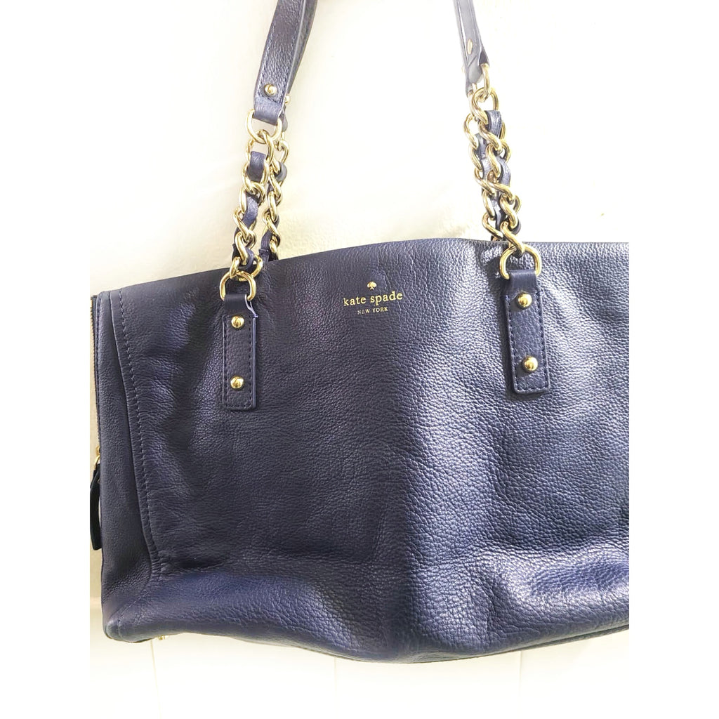 Kate Spade Navy & Gold Handbag