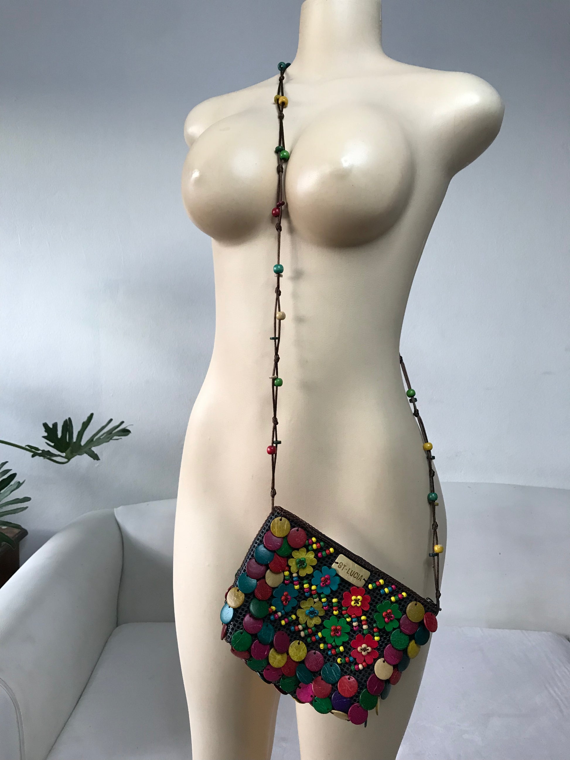 Like New Crossbody Jingle Bag St Lucia