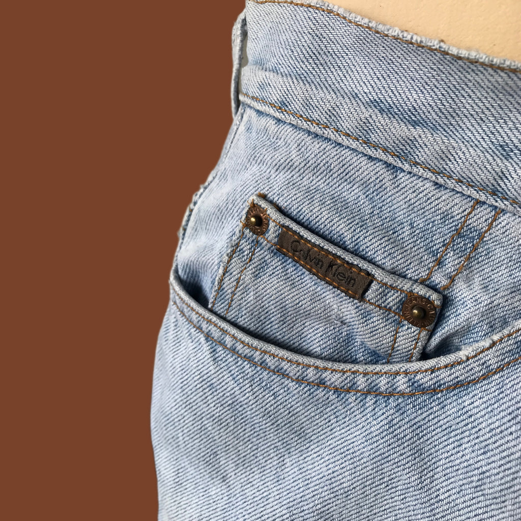 80s Vintage Calvin Klein Mon Jeans Back - L/W34