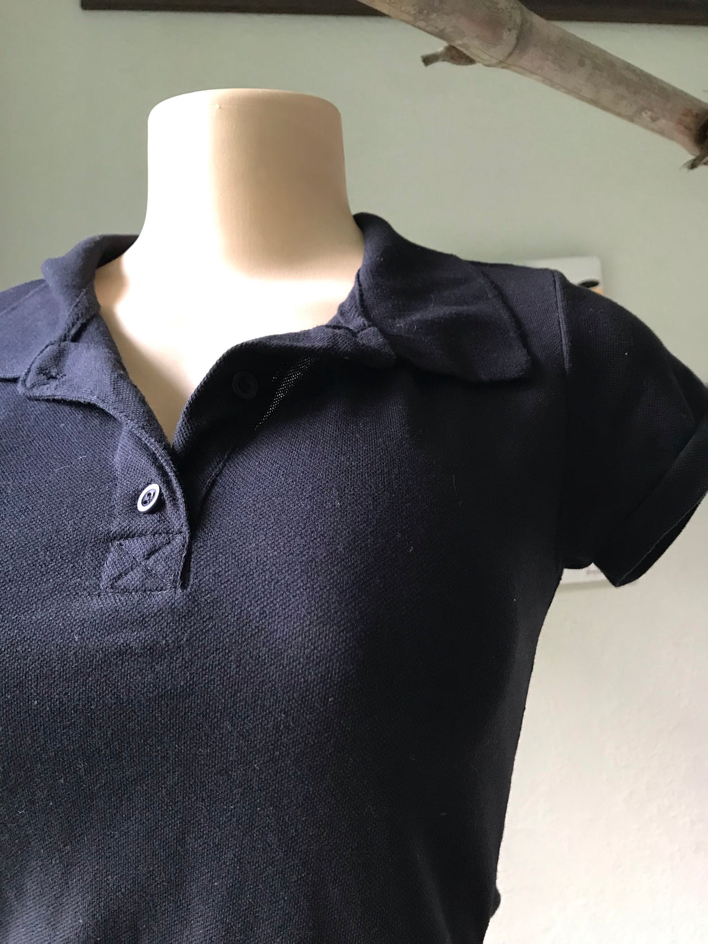 Basic Black Polo Top