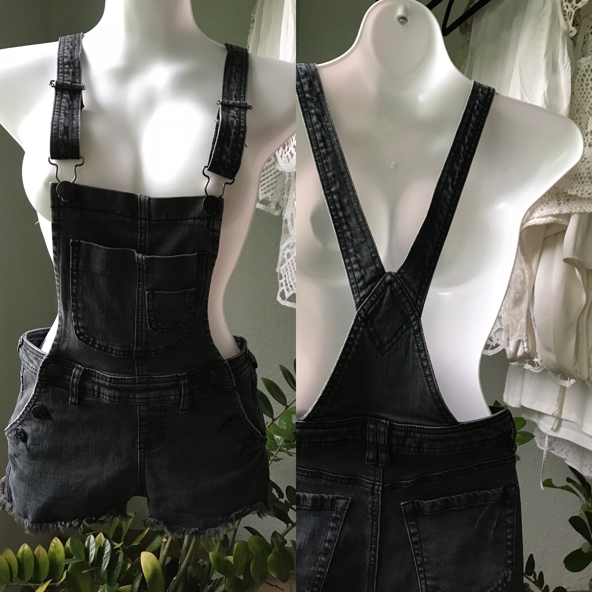 XS Charcoal Overalls