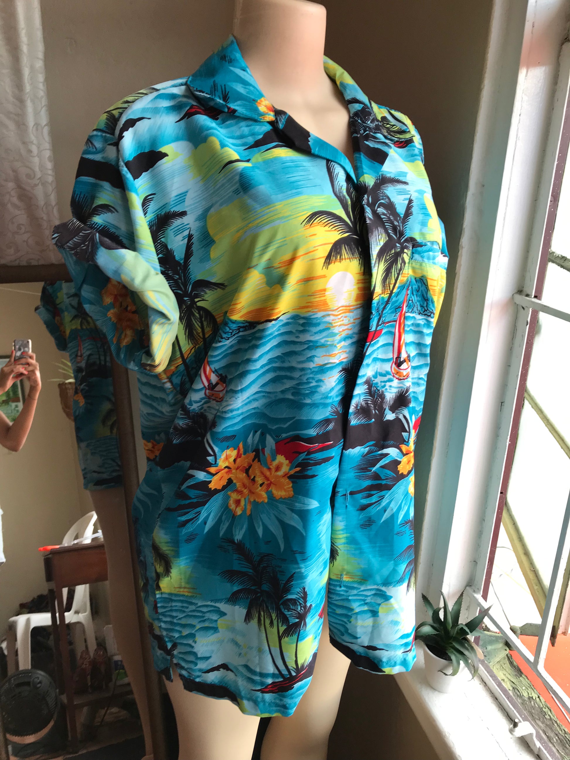 Classic Mens Tropical Hawaiian Shirt