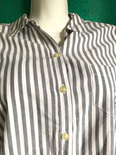 Load image into Gallery viewer, Old Navy Grey Stripe Shirt XS
