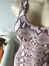 Load image into Gallery viewer, New Blush Pink Snakeskin Bodycon Dress Soft - S
