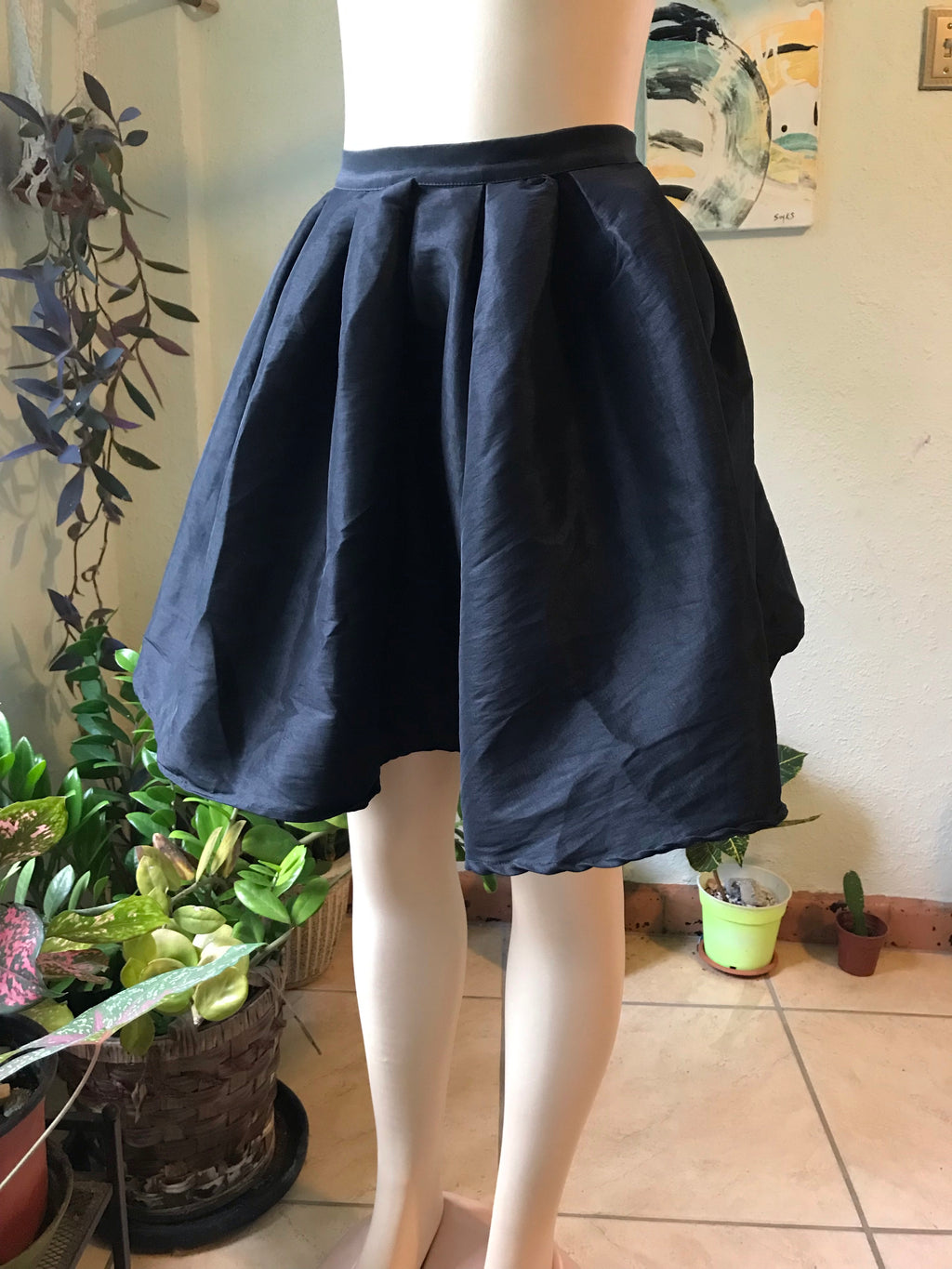 Black Balloon Occasion High Waist Skirt