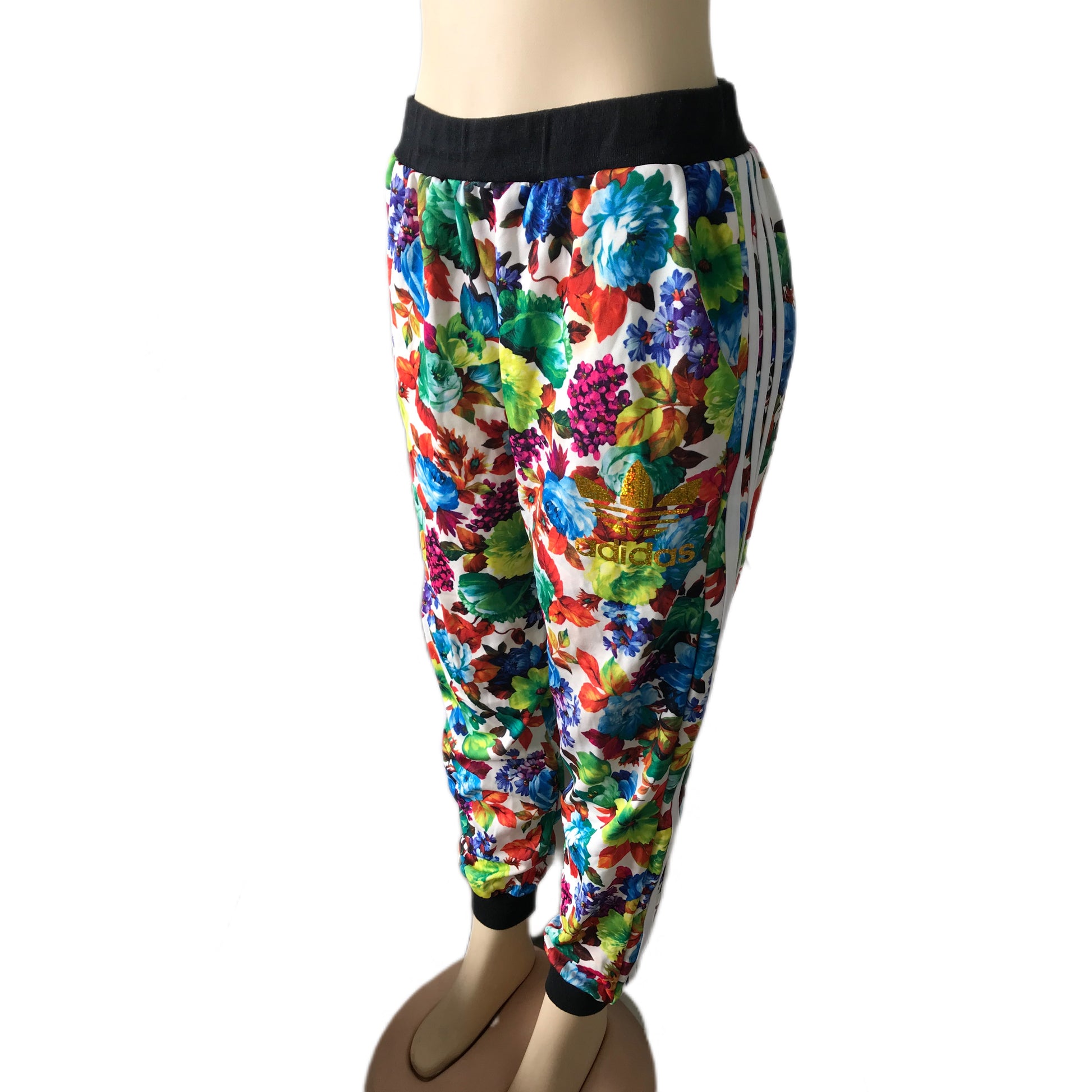 Adidas Fancy Floral Jogger Pants - L