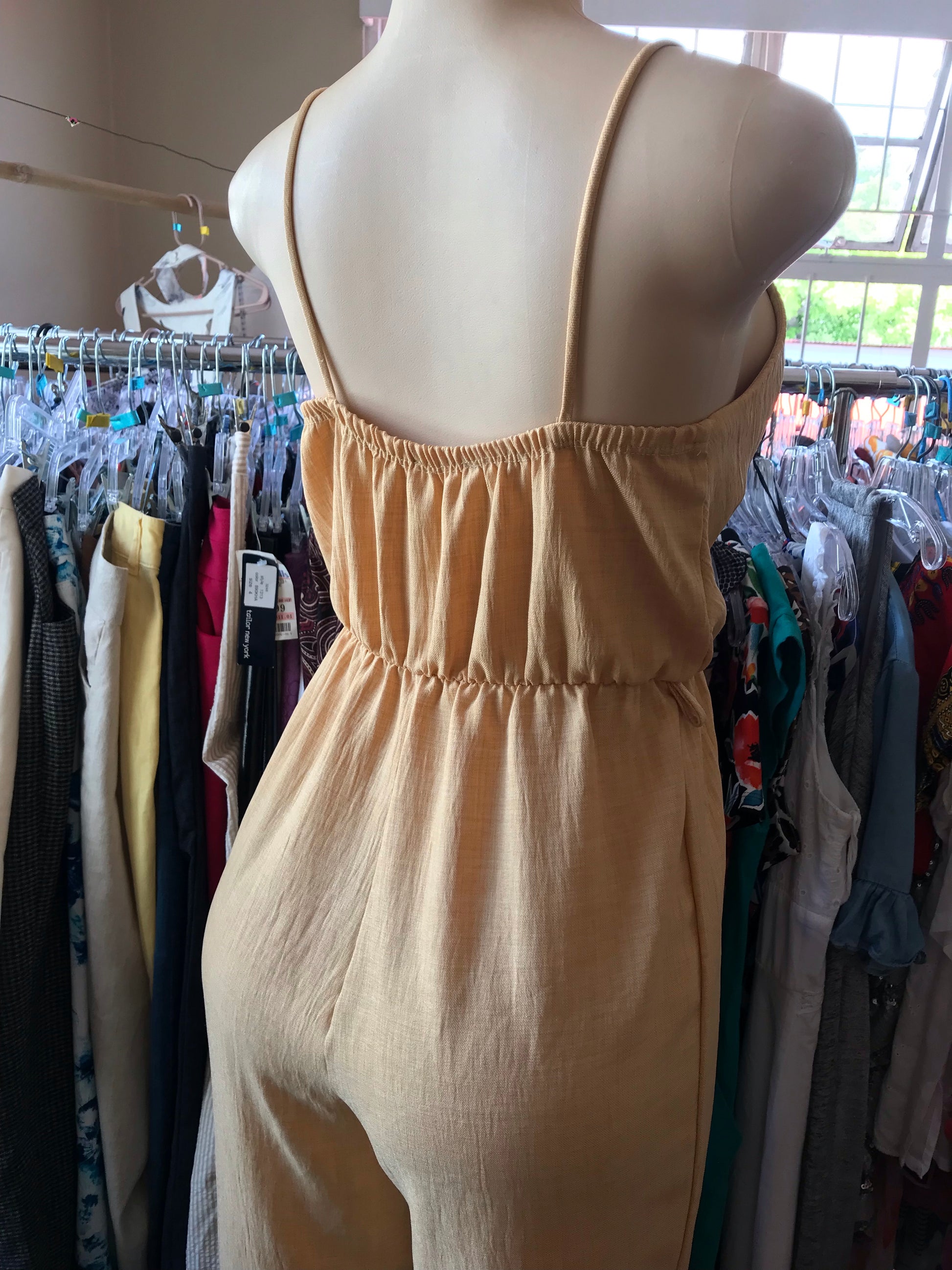 Mustard Yellow Soft Jumpsuit 