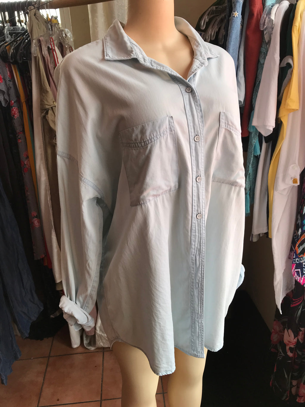 Old Navy Light Denim Shirt - XL