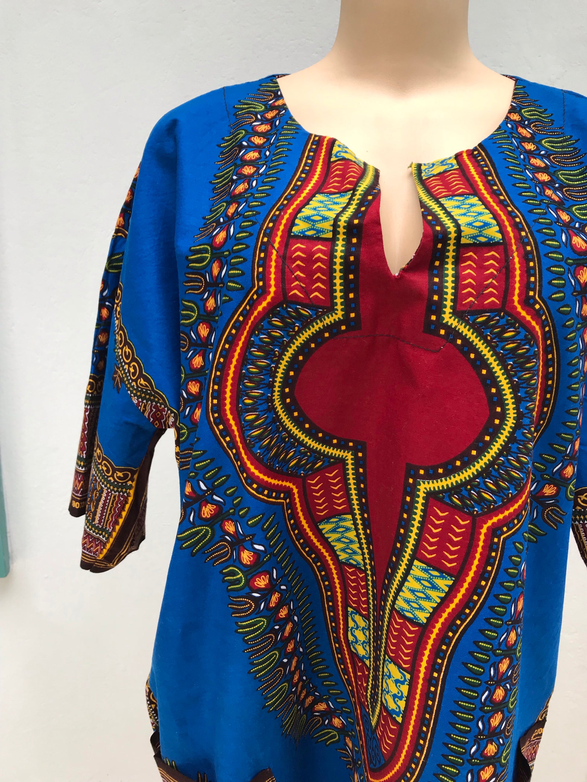 Blue Ankara Dress from Africa