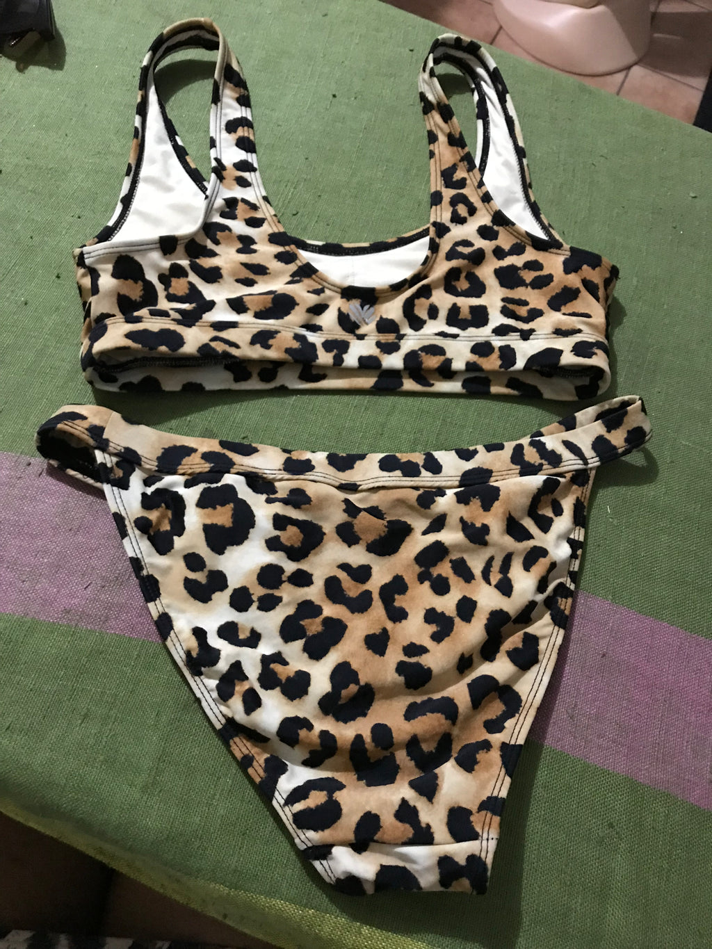 Cheetah Brazilian Cut Bikini Set Xs/S