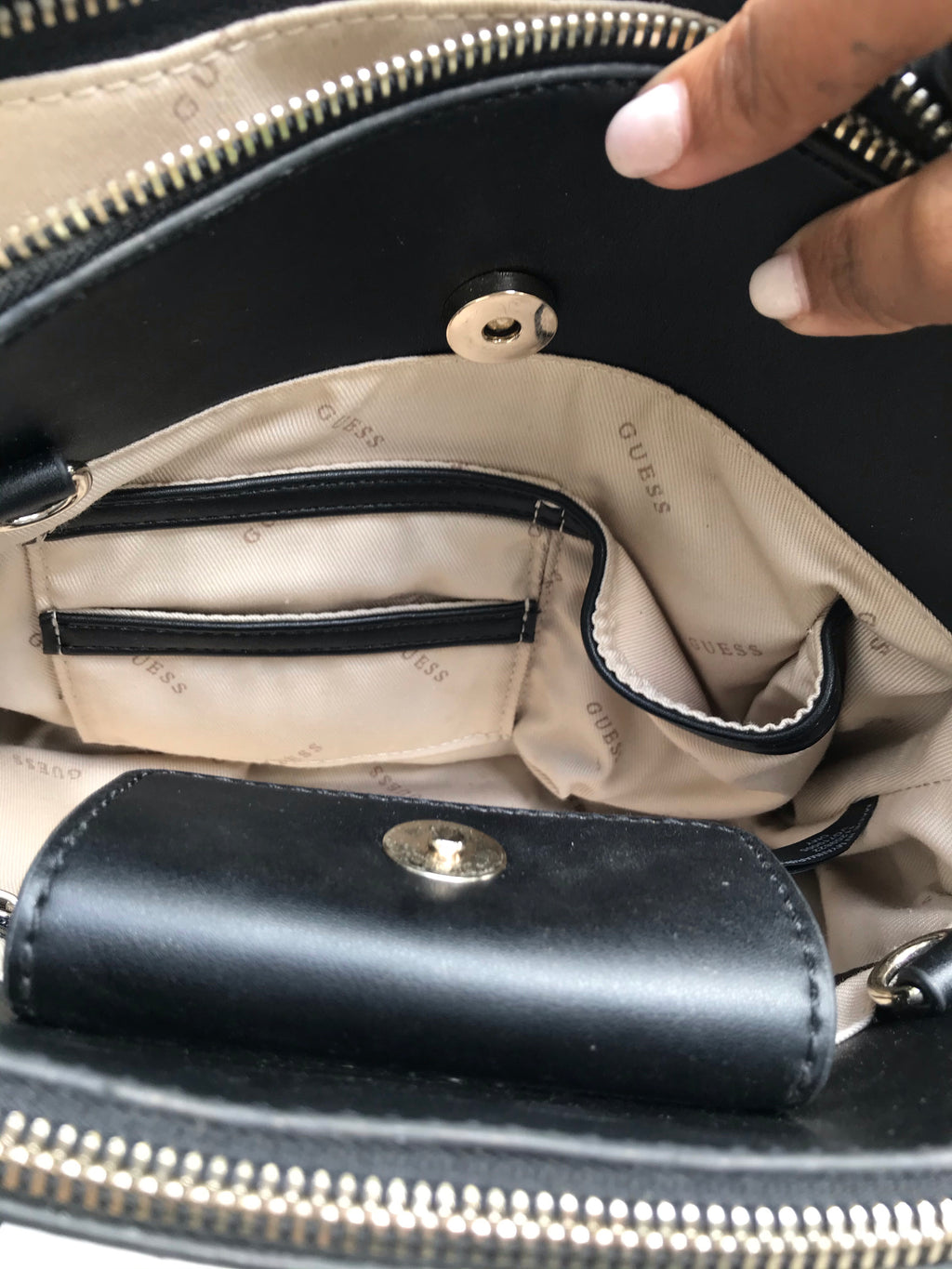 GUESS Satchel Bag Once Used