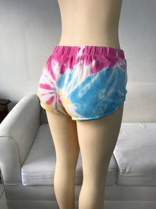 New Forever 21 Pink Tie Dye Jogger Shorts - S