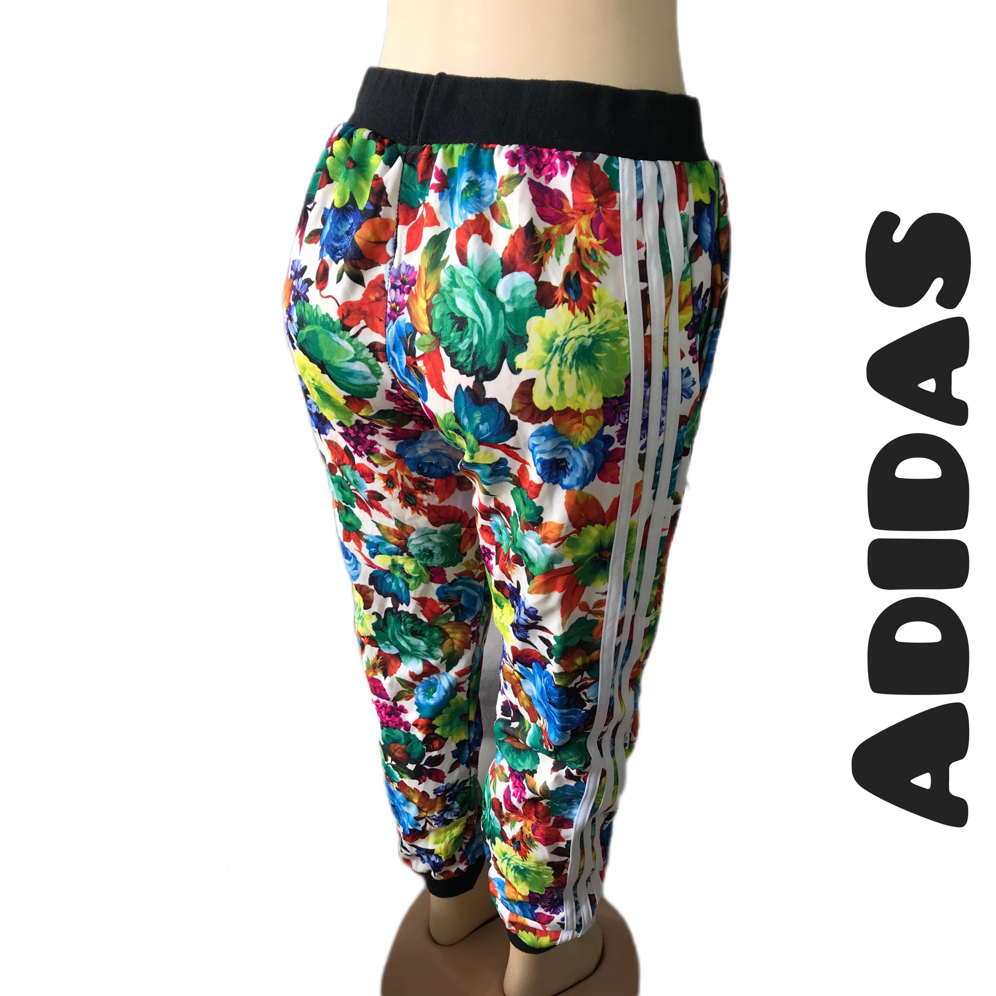 Adidas Fancy Floral Jogger Pants - L