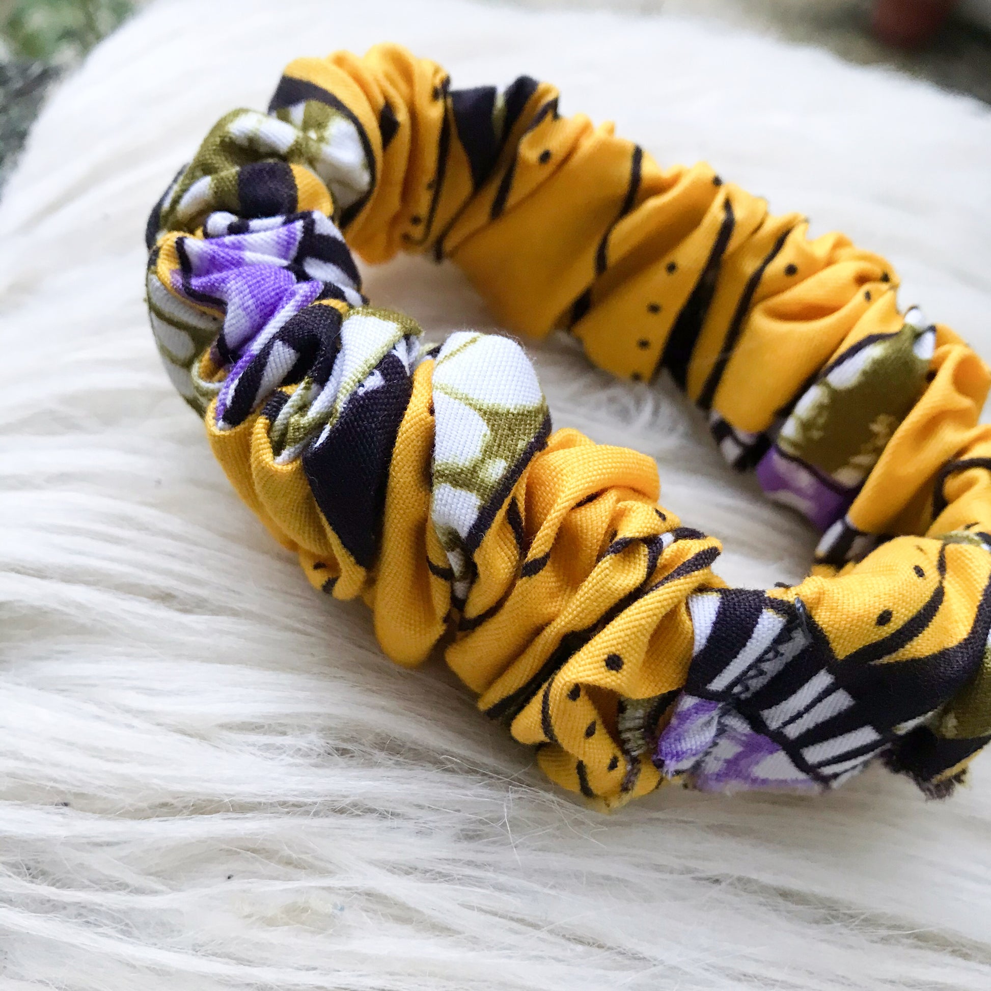 Novelty African Ankara Scrunchies & Headbands
