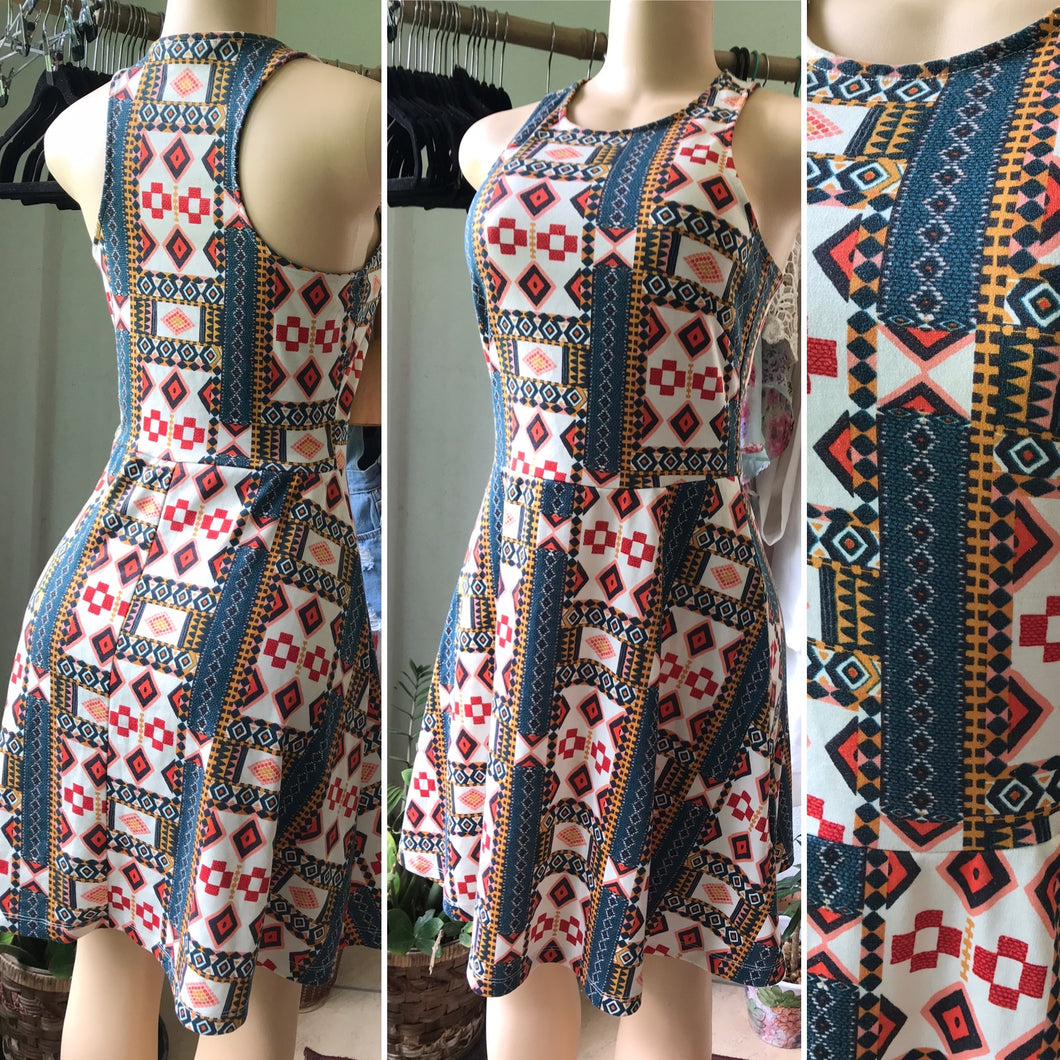 H&M Tribal Babydoll Dress
