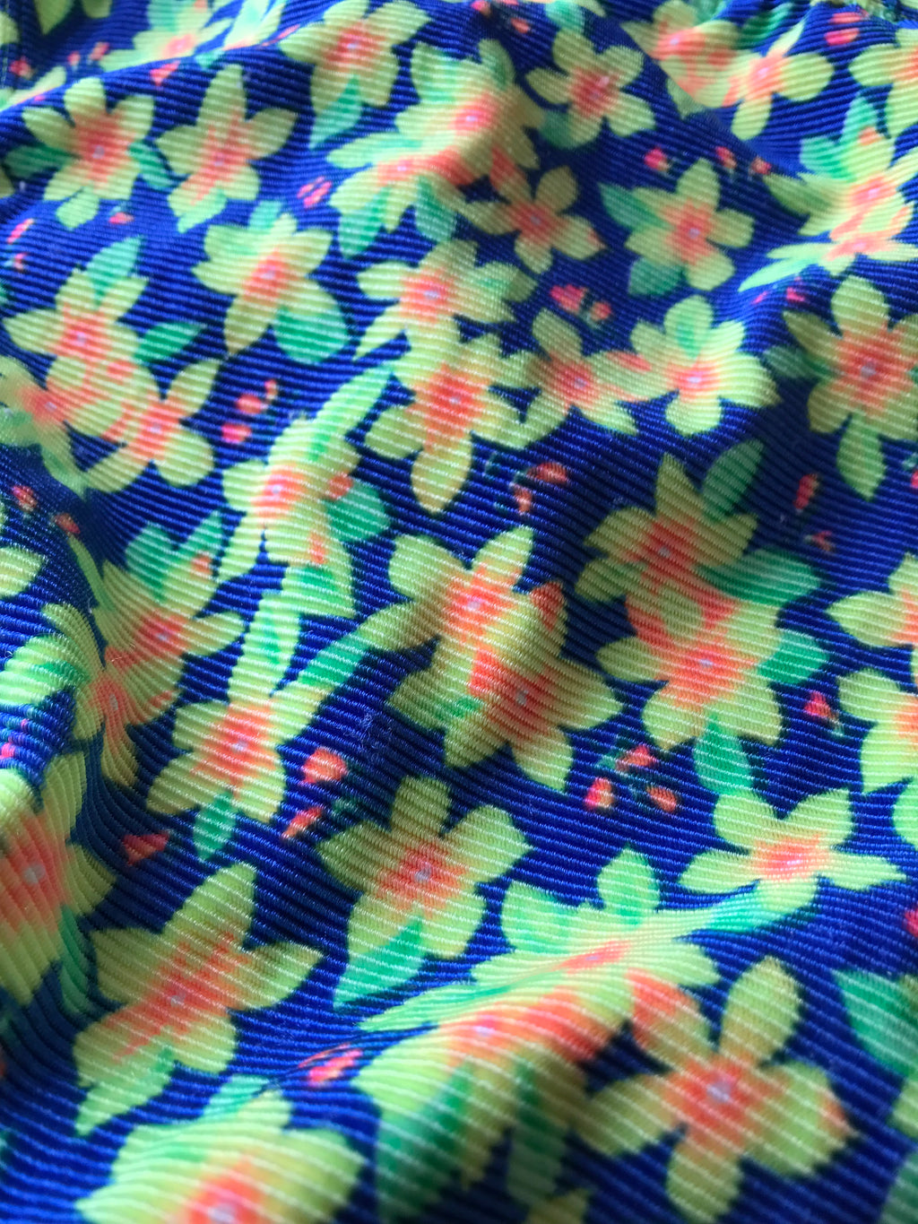 Retro Brazilian Neon Floral Bikini Bottom ^^^