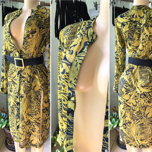 H&M Sheer Shirt-Dress / Kimono High Slit