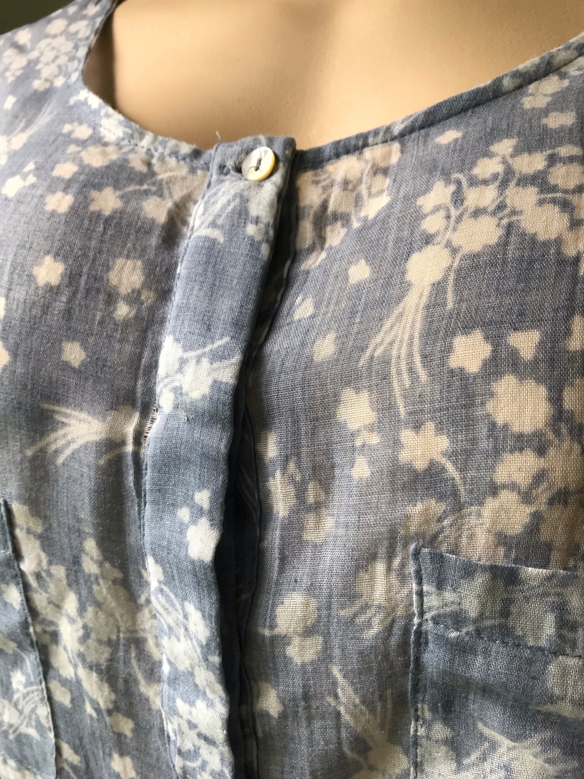 Soft Easy Wear Blouse Blue
