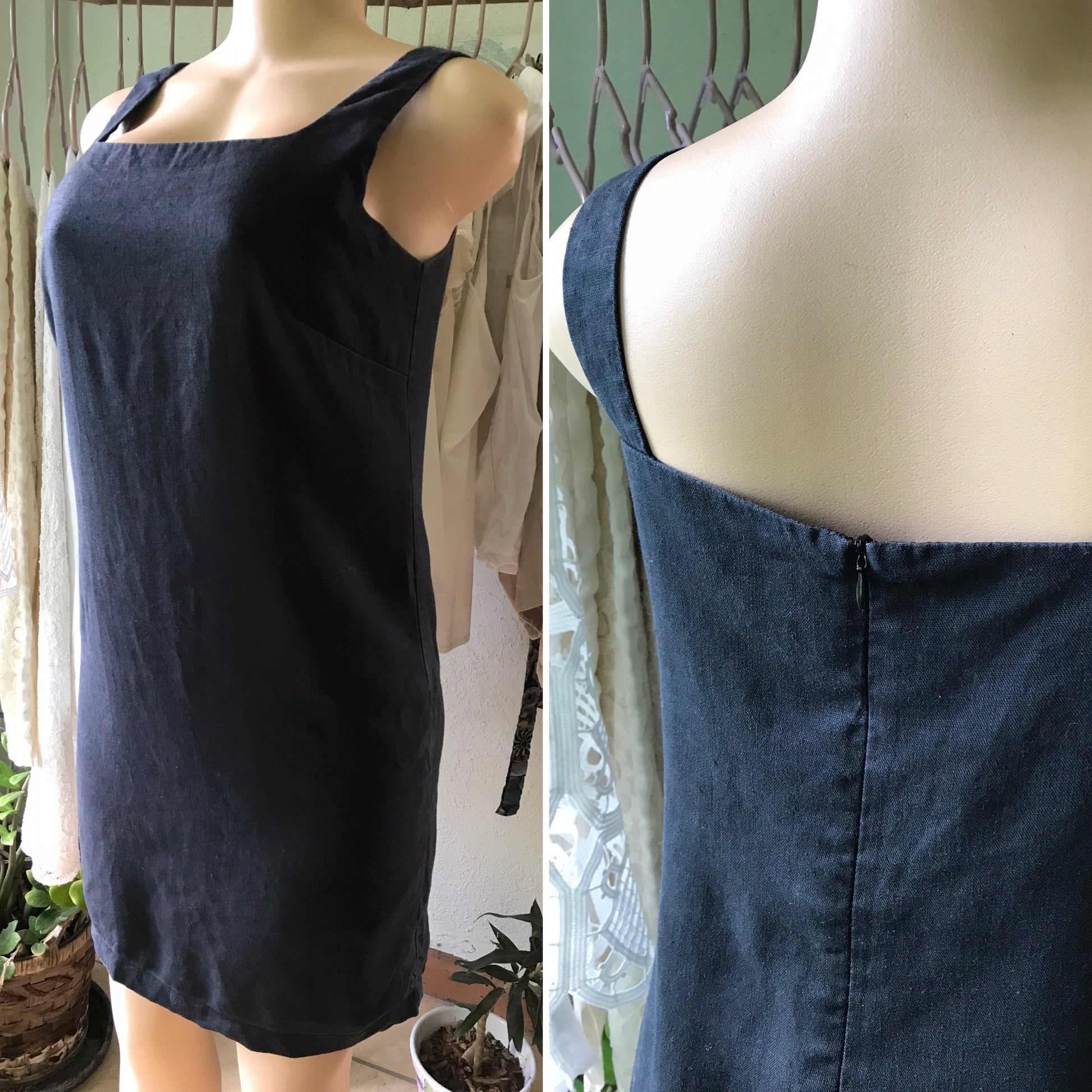 80s Made GAP Linen Tunic Dress