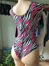 Load image into Gallery viewer, Pink Chainlink Lace Bodysuit

