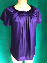 Load image into Gallery viewer, Calvin Klein Rich Purple Silky Blouse

