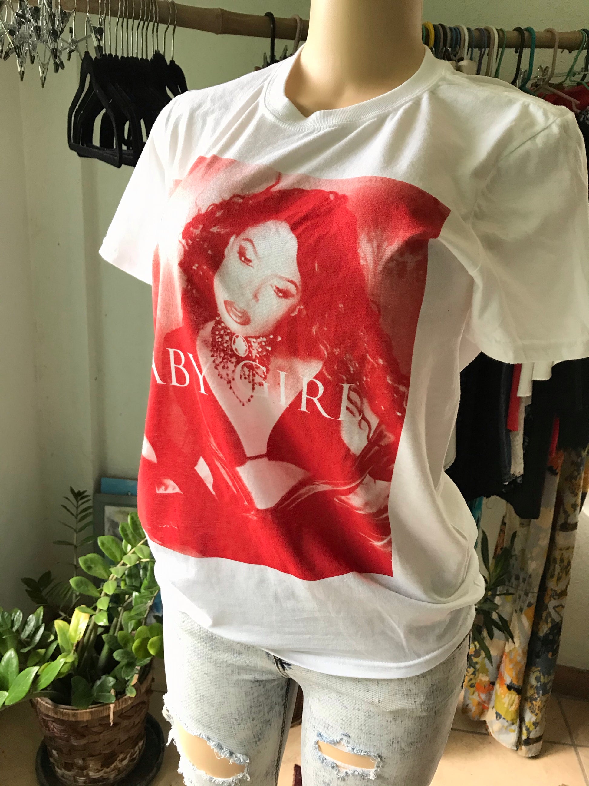 90s Vintage Official Aaliyah Fan Shirt