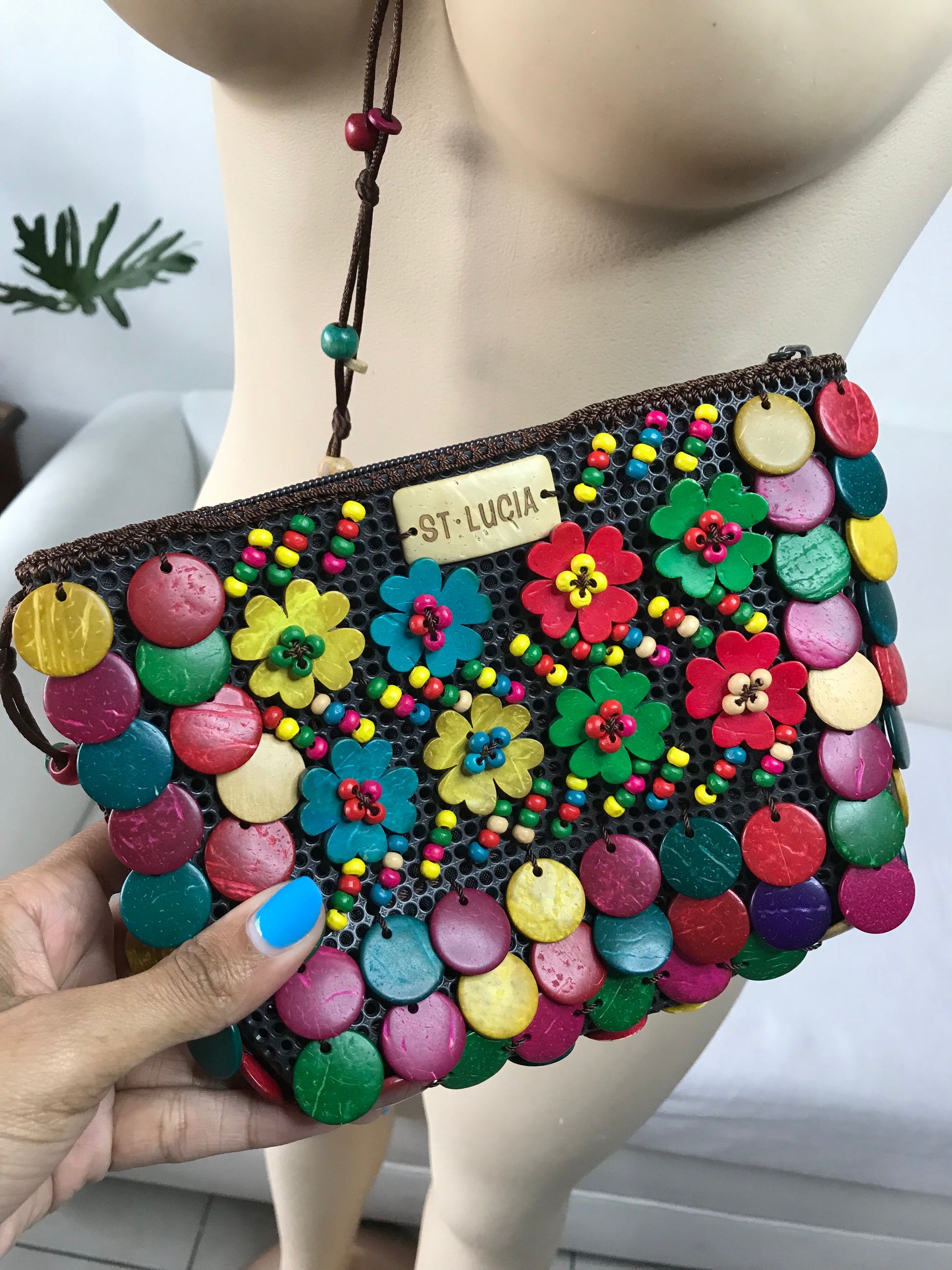 Like New Crossbody Jingle Bag St Lucia