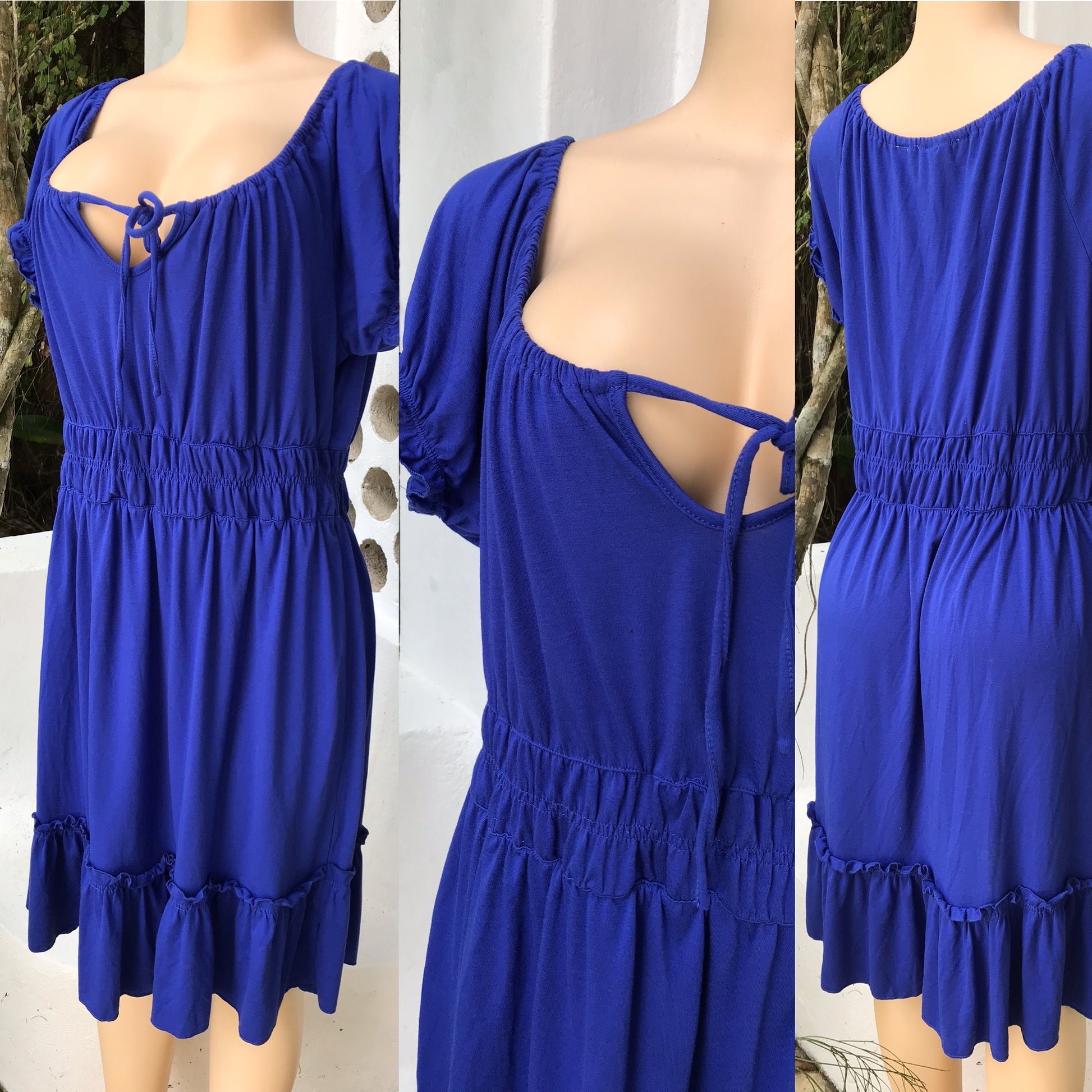 PLUS Basic Blue Soft Dress
